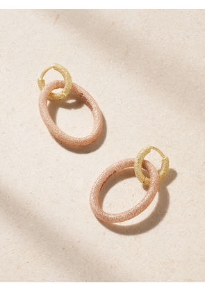 Carolina Bucci - 18-karat Yellow And Rose Gold Hoop Earrings - One size