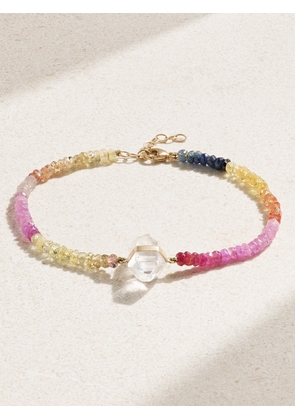 JIA JIA - Gold, Quartz And Sapphire Bracelet - Multi - One size