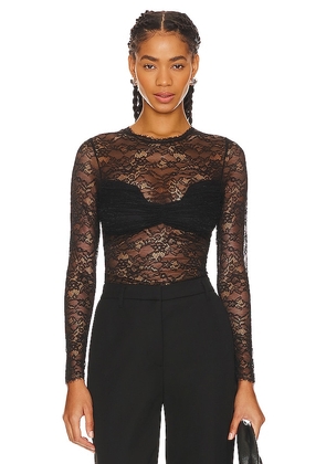 Mother of All Ellie Lace Top in Black. Size S.