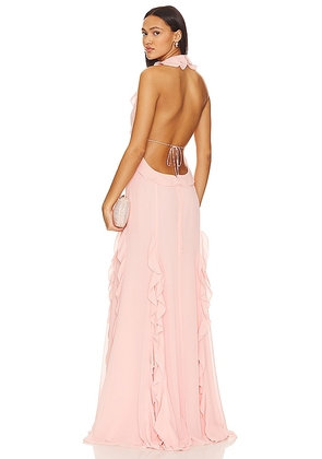 SAU LEE Fiona Dress in Pink. Size 10, 2, 8.