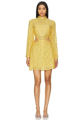Sundress Mariana Dress in Yellow. Size M, XS.