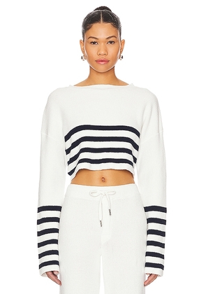 SER.O.YA Sharlie Sweater in White. Size M, S, XL, XS.