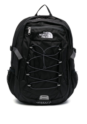 The North Face logo zipped backpack - Black