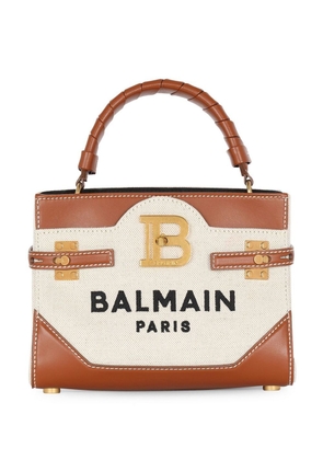 Balmain B-Buzz 22 top handle bag - Brown