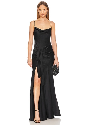 Cinq a Sept Monti Gown in Black. Size 00, 2.
