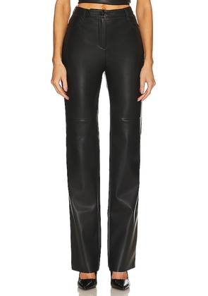 CULTNAKED Killa Faux Leather Trousers in Black. Size L, XXL.