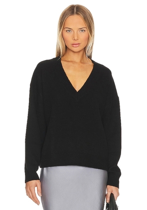 ANINE BING Lee Sweater in Black. Size S.
