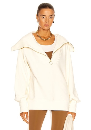 Varley Vine Half Zip Sweatshirt in Ivory - Neutral. Size XS (also in ).