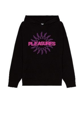 Pleasures Passion Knit Sweater Hoodie in Black - Black. Size L (also in ).