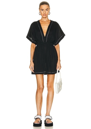 ERES Charly Short Dress in Noir - Black. Size 2 (also in ).