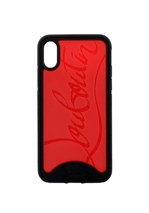 Christian Louboutin Black/red Rubber Cover
