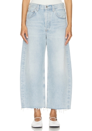 Citizens of Humanity Ayla Wide Leg Crop in Blue. Size 24, 25, 26, 27, 28, 29, 31, 32, 33, 34.