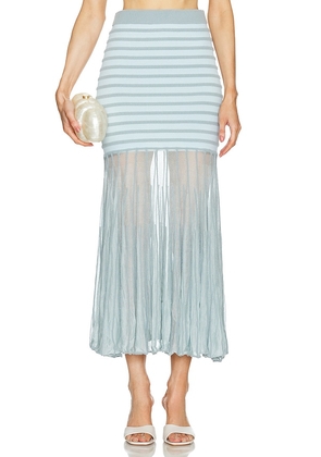 Alexis Franki Skirt in Baby Blue. Size M, XL, XS.