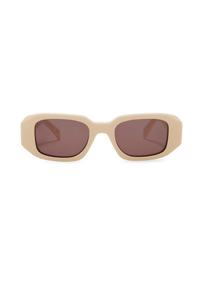 Banbe The Nina Sunglasses in Ivory.