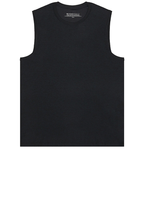 Beyond Yoga Featherweight Freeflo Muscle Tank in Black. Size M, S.