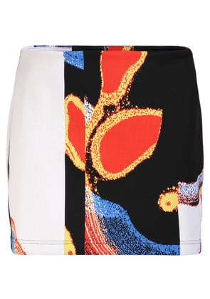 Ambush Mini Skirt With Abstract Print