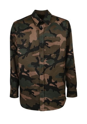 Valentino Camouflage Shirt Jacket
