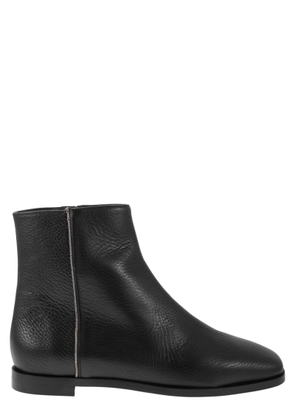 Fabiana Filippi Grained Leather Ankle Boots