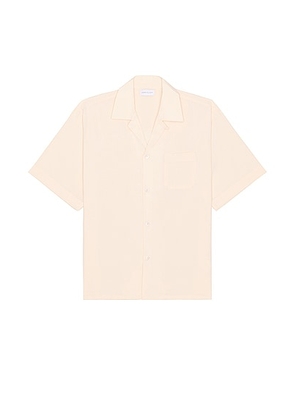 JOHN ELLIOTT Camp Shirt Solid in Shell - Cream. Size L (also in S).