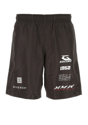 Givenchy Black Polyester Swimming Shorts