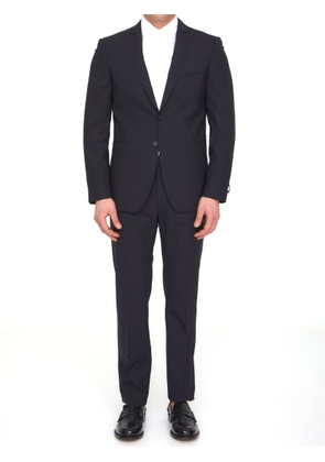 Tonello Black Wool Two-Piece Suit
