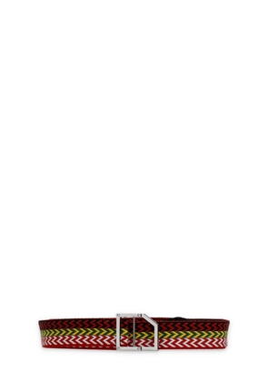 Lanvin All-Over Curb Pattern Buckle Belt