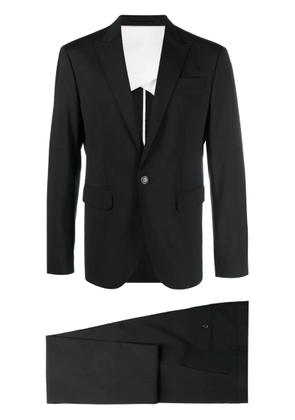 Dsquared2 Black Virgin Wool Blend Single-Breasted Suit