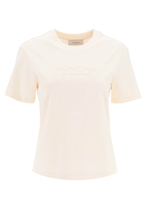 Agnona T-Shirt With Embroidered Logo