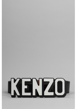 Kenzo Belts In Black Leather
