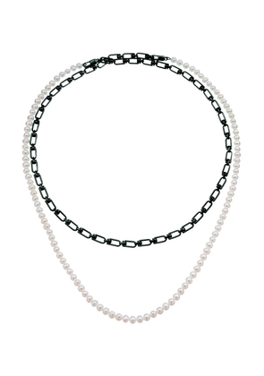 Eéra Reine Double Necklace With Pearls