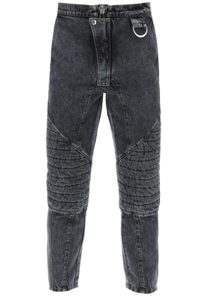 Balmain Jeans With Quilted And Padded Inserts