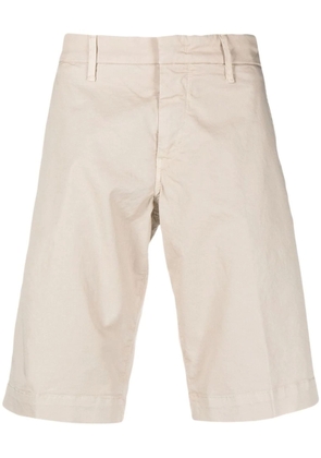 Fay Light Beige Stretch-Cotton Bermuda Shorts