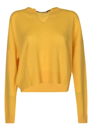 Miu Miu Logo Cashmere Sweater