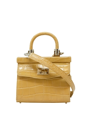 Rodo Sahara Croco Leather Paris Handbag