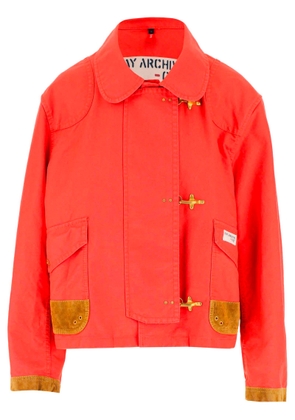 Fay Orange Cotton Jacket