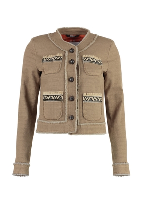 Bazar Deluxe Button-Front Cotton Jacket