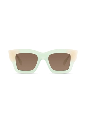 Jacquemus Les Lunettes Baci - Light Green Sunglasses