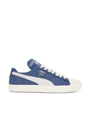 Puma Select X Rhuigi Clyde 03 Sneaker in White & Clyde - Navy. Size 12 (also in ).