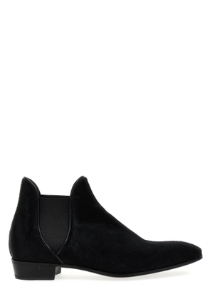 Lidfort Calf Hair Ankle Boots