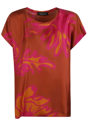 Gianluca Capannolo Printed Round Neck Top