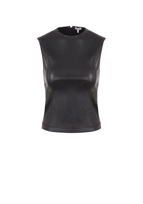 Loewe Stretch Leather And Technical Fabric Sleeveless Top