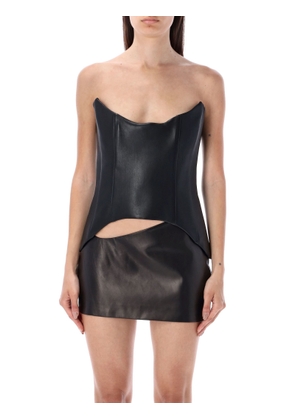 Monot Leather Bustier Without Gloves