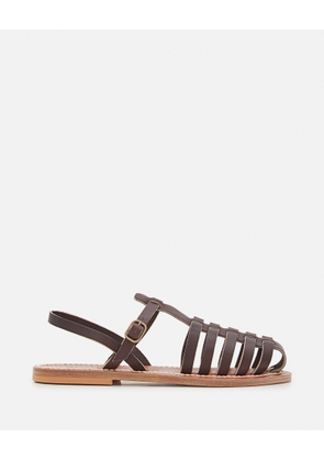 K.jacques Adrien Leather Sandals