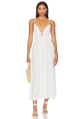 LSPACE Playa Vista Dress in White. Size M, XS.