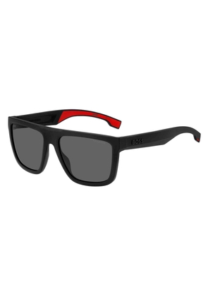 Hugo Boss Polarized Grey Browline Mens Sunglasses BOSS 1451/S 0003/M9 59
