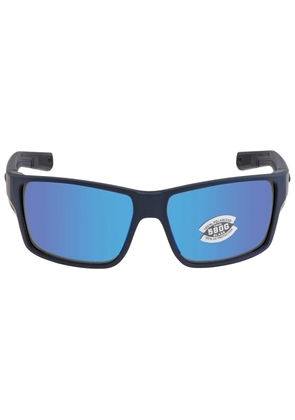 Costa Del Mar REEFTON PRO Blue Mirror Polarized Glass Mens Sunglasses 6S9080 908011 63
