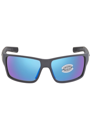 Costa Del Mar REEFTON PRO Blue Mirror Poloarized Glass Mens Sunglasses 6S9080 908007 63