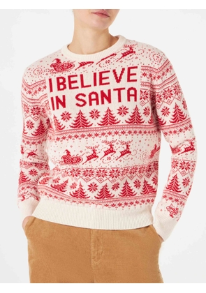 Mc2 Saint Barth Woman Sweater With Christmas Print