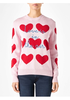 Mc2 Saint Barth Woman Sweater With Heart Print