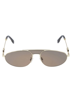 Fendi Eyewear Oval Aviator Sunglasses